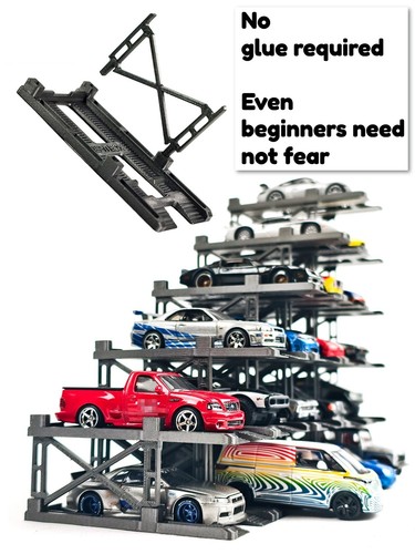 Diorama garage model - 1/64, car
