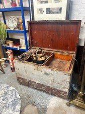 Vintage  Wooden Metal Bound