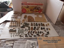 AIRFIX HO/OO NORTH AFRICAN OUT POST - UNCOMPLETE,LOTS OF EXTRAS SEE PHOTOS/DESC.