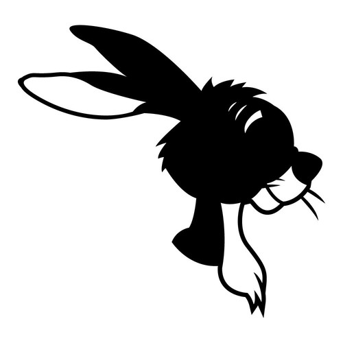 Rabbit bust vinyl - 6.2",