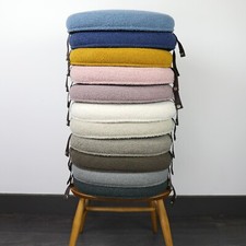 Bouclé Dining Chair Cushions