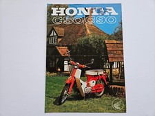 HONDA C50 C90 MOTORCYCLE SALES BROCHURE 1972