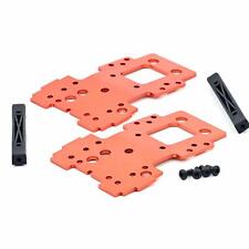 HPI Racing Bulkhead Lower Plates Set 2.5mm Orange (2) Savage X / XL 105892