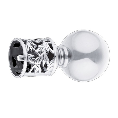 Fancy filigreed ball end cap - filigreed,
