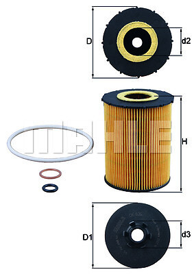 New oil filter - new,