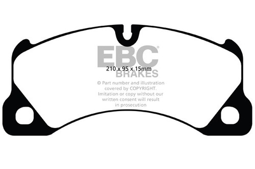 Ebc yellowstuff front pads - front, for