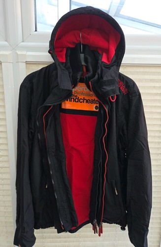 Mens xxl 2xl - superdry, black