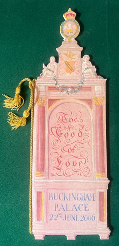 Antique shakespeare royal menu - antique,