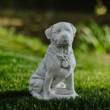 Rottweiler Dog Stone Figurine