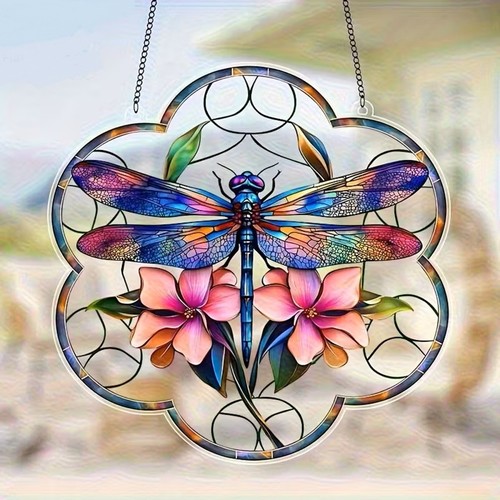 Dragonfly pink flowers - pink,