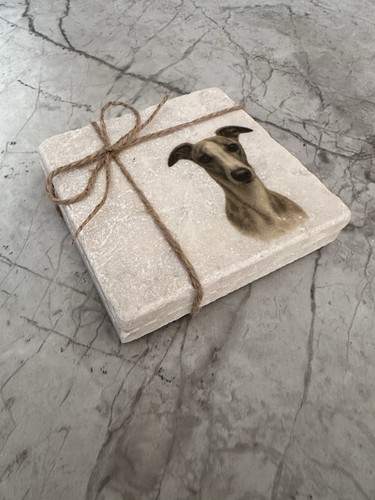 Whippet lurcher tumbled - tumbled, marble