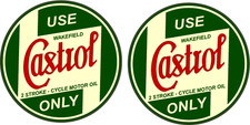 2 x vintage retro Castrol