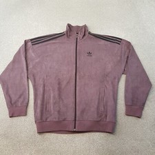 Adidas Mens Track Jacket Medium Velour Trefoil SST Original Firebird Beckenbauer