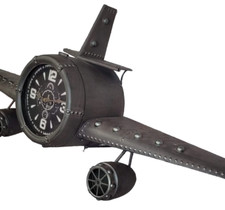 Large Aeroplane Plane Clock