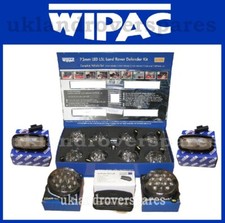 LAND ROVER DEFENDER LED LIGHT UPGRADE KIT - SMOKE - WIPAC QUALITY - 13 LAMPS