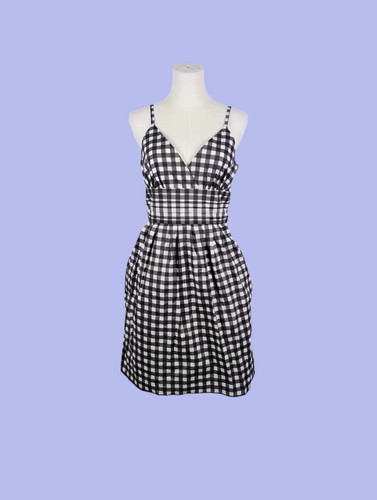 Banana republic gingham - banana, v-neck