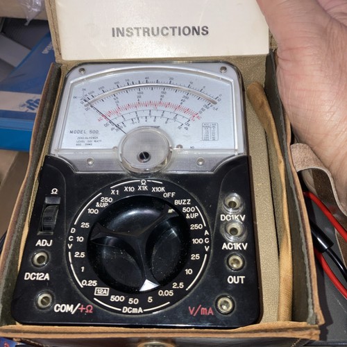 Vintage tmk test meter - meter, model