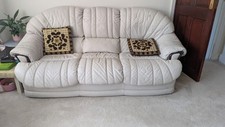 Cream Sofa Set 3-Seater And  2 1-seater