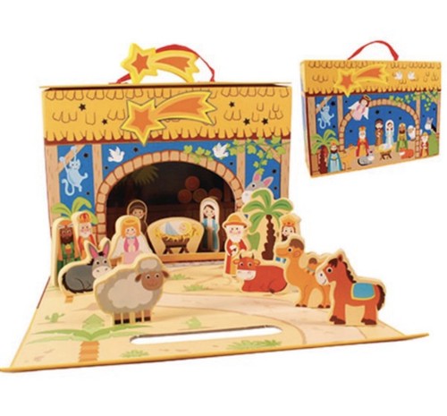 Children wooden figures - wooden,