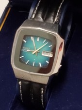Seiko Automatic Teal Blue Day
