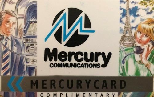 Mercury phonecard - mercury,