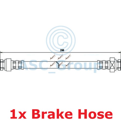 Apec braking 298mm - 298mm, disc