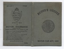 1930 Drivers License from the