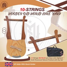 10 Strings Lyre Harp Old World