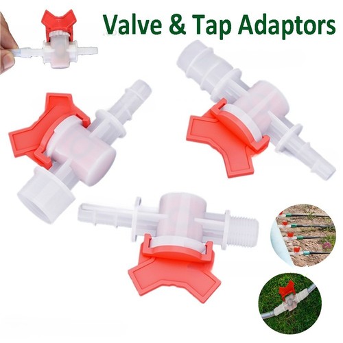 Line tap valve fitting - in-line,