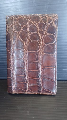 Vintage crocodile skin leather - vintage,
