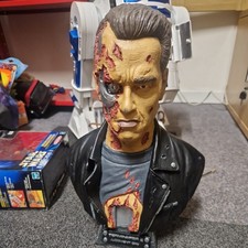 Terminator Arnold Schwarzenegor T-800 Bust 1/3 vinyl model Painted
