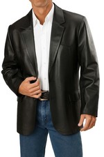 Men's Real Leather Jacket Coat