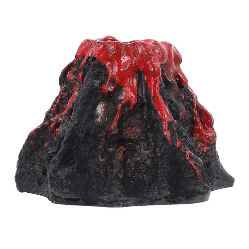Resin volcano aquarium - volcano,