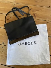 Jaegar Leather and Suede envelope clutch cross shoulder bag excellent condition 