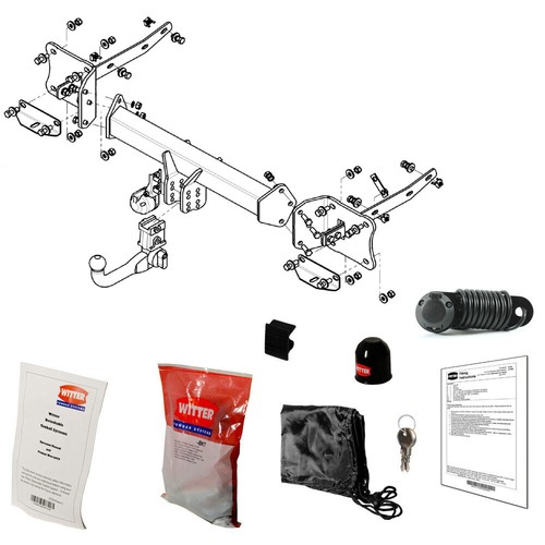 Witter towbar for mercedes - towbar, gle