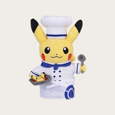 Pokémon Cafe Chef Pikachu Plush - Pokémon Cafe Japan Exclusive - 24cm