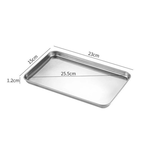 Stainless steel baking tray - stainless,