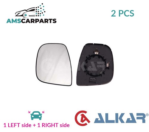 Rear view mirror glass pair - view,