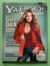 YAHOO magazine November-2000 MOLLY SIMS Al Gore LL Cool J (USA)