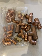 Solder Ring Fittings 15mm & 22mm Joblot Olives Tap Connectors