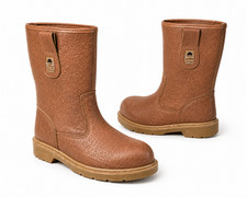 Mens leather steel toe - steel,