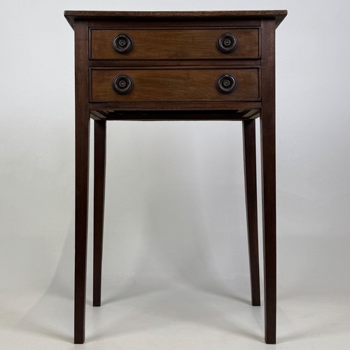 Antique small mahogany side - small,