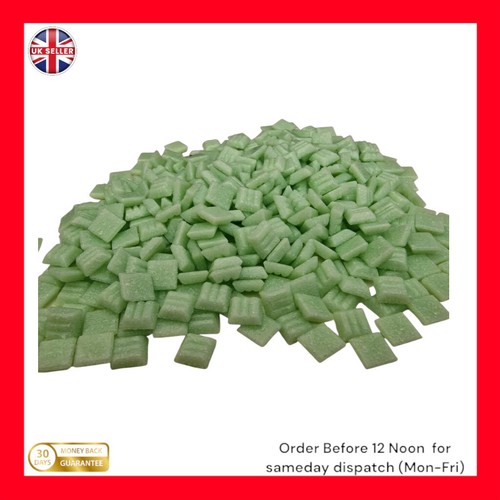 100 mint green vitreous - green, mosaic
