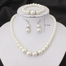 Pearl Necklace Earring