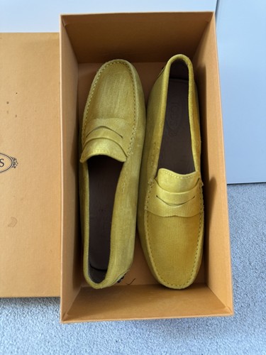 Tods men suede loafers - suede, size