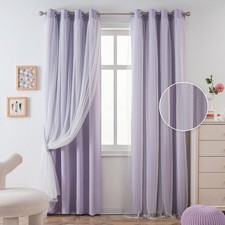 Lilac Blackout Curtains for