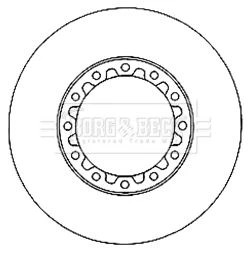 Borg beck bbd6025s rear - beck,