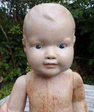 VINTAGE  1920S / 30S MANNEQUIN DOLL RARE SHOP DISPLAY DUMMY BABY - ANTIQUE