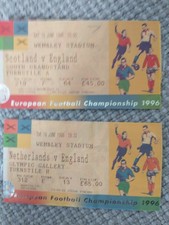 Euro 96 Used Ticket Stubs -