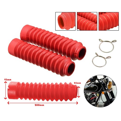 Rubber front fork motorcycle - front, fork`motorcycle